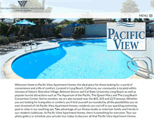 Tablet Screenshot of pacificviewapthomes.com